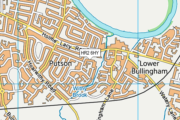 HR2 6HY map - OS VectorMap District (Ordnance Survey) HR2 6HY map - OS VectorMap District (Ordnance Survey)