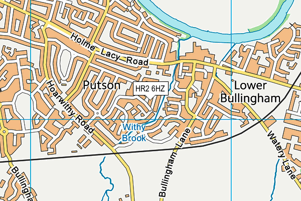 HR2 6HZ map - OS VectorMap District (Ordnance Survey) HR2 6HZ map - OS VectorMap District (Ordnance Survey)