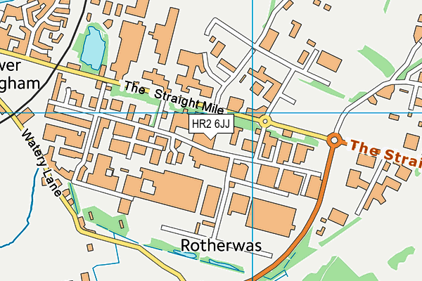 HR2 6JJ map - OS VectorMap District (Ordnance Survey) HR2 6JJ map - OS VectorMap District (Ordnance Survey)