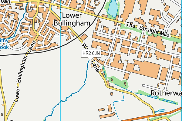 HR2 6JN map - OS VectorMap District (Ordnance Survey) HR2 6JN map - OS VectorMap District (Ordnance Survey)