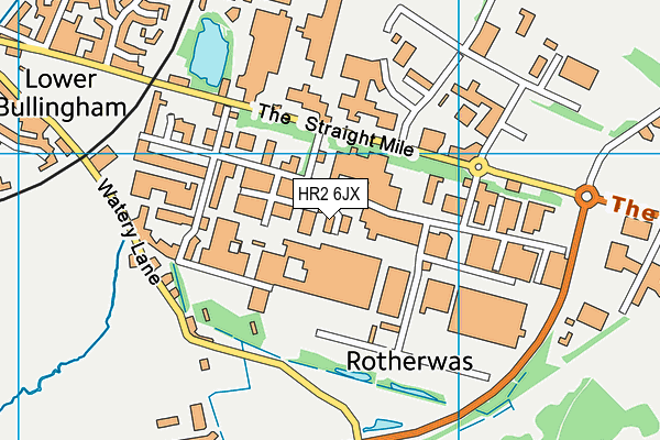 HR2 6JX map - OS VectorMap District (Ordnance Survey) HR2 6JX map - OS VectorMap District (Ordnance Survey)