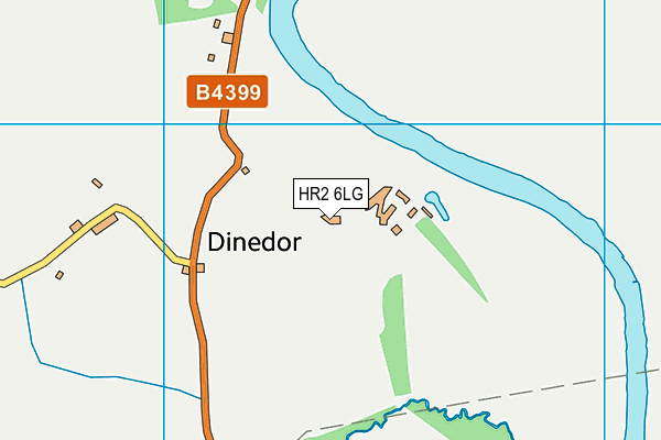 HR2 6LG map - OS VectorMap District (Ordnance Survey) HR2 6LG map - OS VectorMap District (Ordnance Survey)