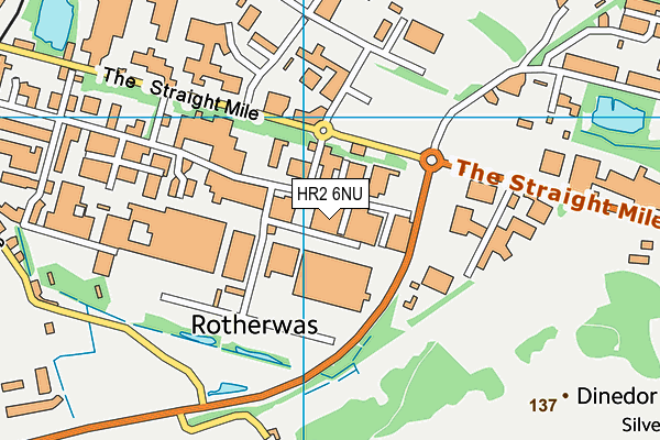 HR2 6NU map - OS VectorMap District (Ordnance Survey) HR2 6NU map - OS VectorMap District (Ordnance Survey)