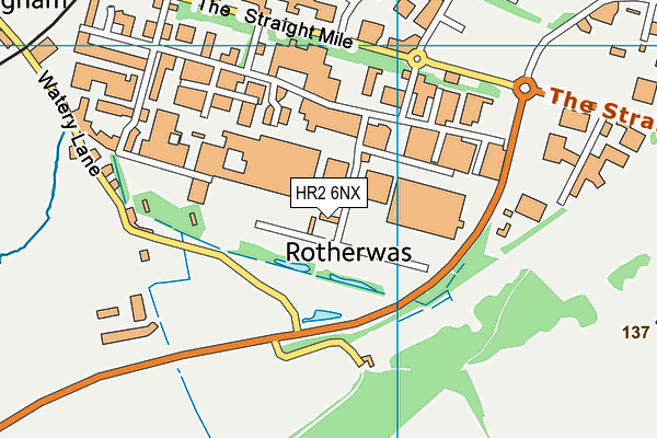 HR2 6NX map - OS VectorMap District (Ordnance Survey) HR2 6NX map - OS VectorMap District (Ordnance Survey)