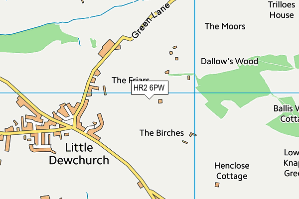 HR2 6PW map - OS VectorMap District (Ordnance Survey) HR2 6PW map - OS VectorMap District (Ordnance Survey)