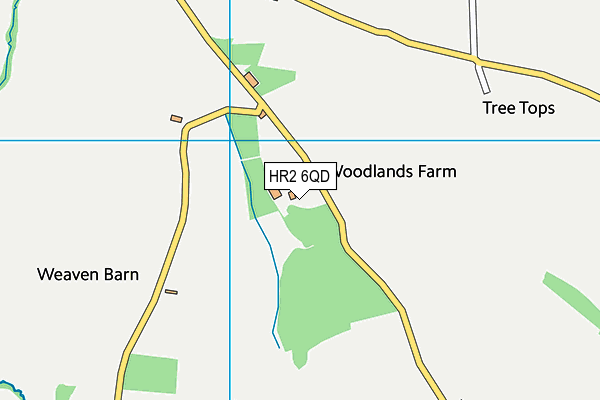 HR2 6QD map - OS VectorMap District (Ordnance Survey) HR2 6QD map - OS VectorMap District (Ordnance Survey)