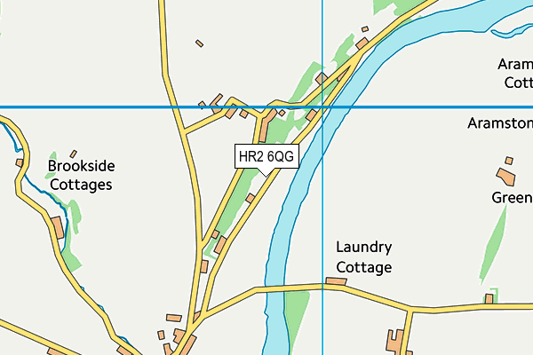 HR2 6QG map - OS VectorMap District (Ordnance Survey) HR2 6QG map - OS VectorMap District (Ordnance Survey)