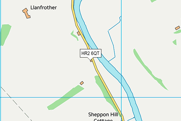 HR2 6QT map - OS VectorMap District (Ordnance Survey) HR2 6QT map - OS VectorMap District (Ordnance Survey)