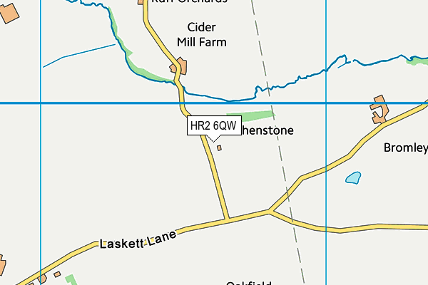 HR2 6QW map - OS VectorMap District (Ordnance Survey) HR2 6QW map - OS VectorMap District (Ordnance Survey)