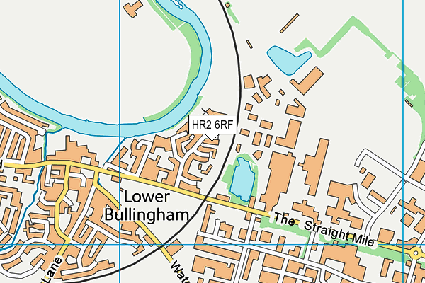 HR2 6RF map - OS VectorMap District (Ordnance Survey) HR2 6RF map - OS VectorMap District (Ordnance Survey)