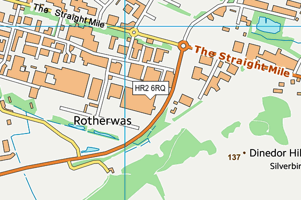 HR2 6RQ map - OS VectorMap District (Ordnance Survey) HR2 6RQ map - OS VectorMap District (Ordnance Survey)