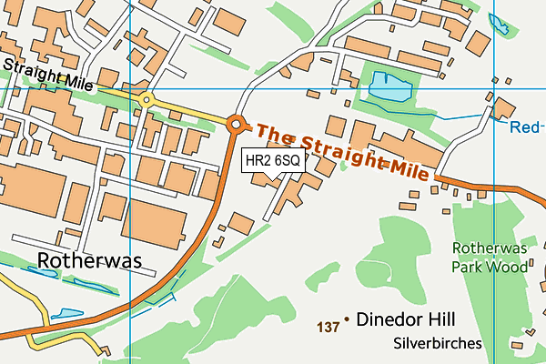 HR2 6SQ map - OS VectorMap District (Ordnance Survey) HR2 6SQ map - OS VectorMap District (Ordnance Survey)