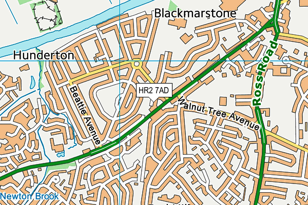 HR2 7AD map - OS VectorMap District (Ordnance Survey) HR2 7AD map - OS VectorMap District (Ordnance Survey)