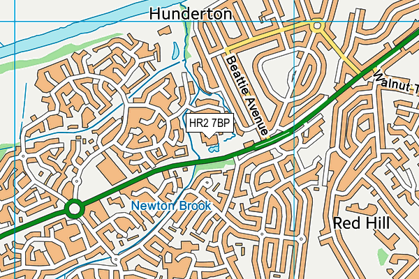 HR2 7BP map - OS VectorMap District (Ordnance Survey) HR2 7BP map - OS VectorMap District (Ordnance Survey)