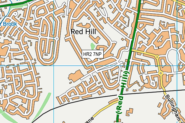 HR2 7NP map - OS VectorMap District (Ordnance Survey) HR2 7NP map - OS VectorMap District (Ordnance Survey)
