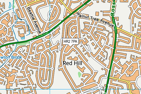 HR2 7PA map - OS VectorMap District (Ordnance Survey) HR2 7PA map - OS VectorMap District (Ordnance Survey)