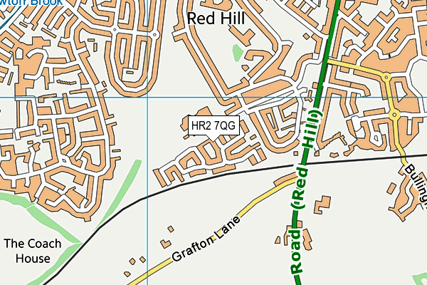 HR2 7QG map - OS VectorMap District (Ordnance Survey) HR2 7QG map - OS VectorMap District (Ordnance Survey)