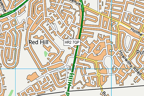 HR2 7QP map - OS VectorMap District (Ordnance Survey) HR2 7QP map - OS VectorMap District (Ordnance Survey)
