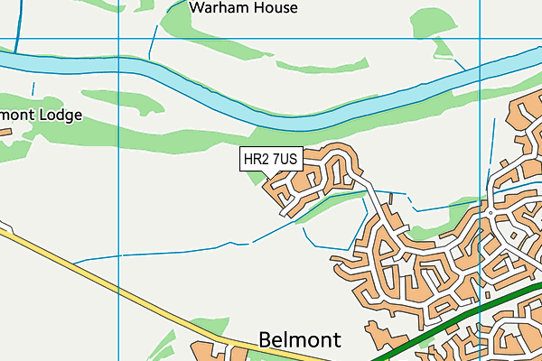 HR2 7US map - OS VectorMap District (Ordnance Survey) HR2 7US map - OS VectorMap District (Ordnance Survey)