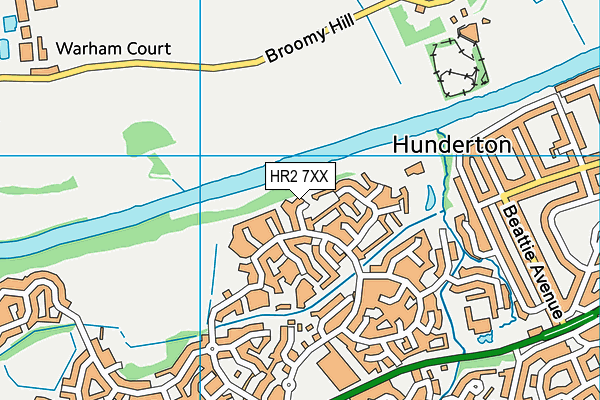HR2 7XX map - OS VectorMap District (Ordnance Survey) HR2 7XX map - OS VectorMap District (Ordnance Survey)