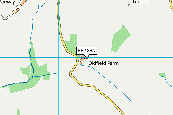 HR2 8HA map - OS VectorMap District (Ordnance Survey) HR2 8HA map - OS VectorMap District (Ordnance Survey)