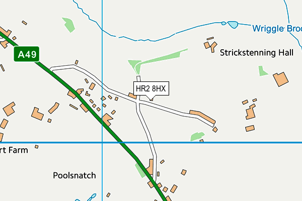 HR2 8HX map - OS VectorMap District (Ordnance Survey) HR2 8HX map - OS VectorMap District (Ordnance Survey)