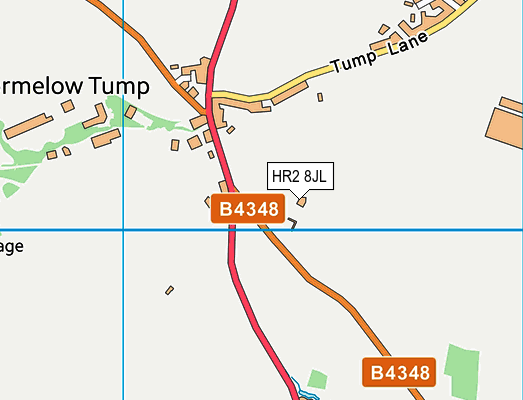 HR2 8JL map - OS VectorMap District (Ordnance Survey) HR2 8JL map - OS VectorMap District (Ordnance Survey)