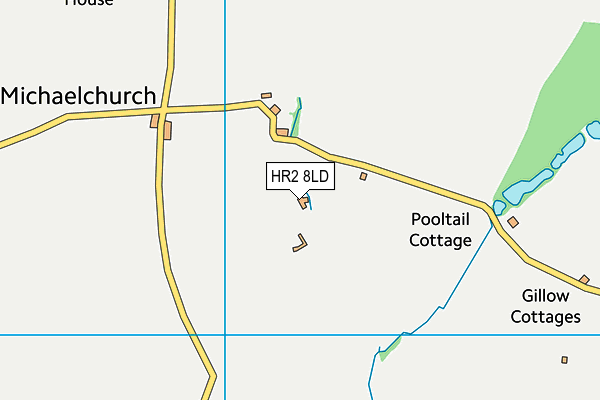 HR2 8LD map - OS VectorMap District (Ordnance Survey) HR2 8LD map - OS VectorMap District (Ordnance Survey)