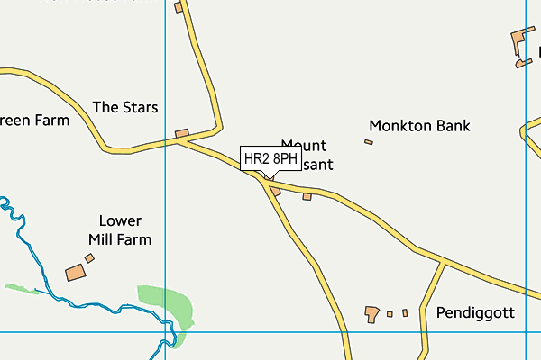 HR2 8PH map - OS VectorMap District (Ordnance Survey) HR2 8PH map - OS VectorMap District (Ordnance Survey)