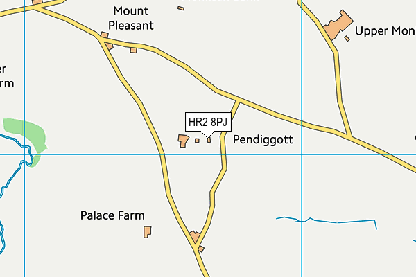 HR2 8PJ map - OS VectorMap District (Ordnance Survey) HR2 8PJ map - OS VectorMap District (Ordnance Survey)
