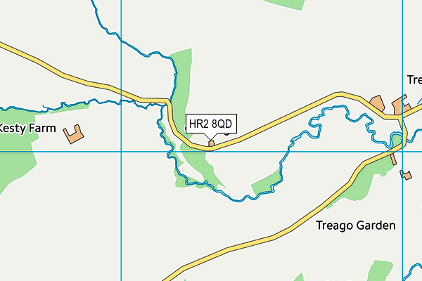 HR2 8QD map - OS VectorMap District (Ordnance Survey) HR2 8QD map - OS VectorMap District (Ordnance Survey)