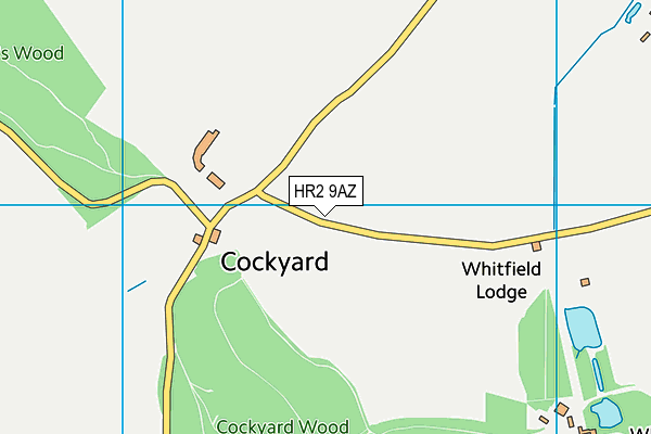 HR2 9AZ map - OS VectorMap District (Ordnance Survey) HR2 9AZ map - OS VectorMap District (Ordnance Survey)