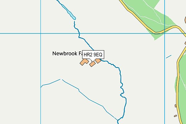 HR2 9EQ map - OS VectorMap District (Ordnance Survey) HR2 9EQ map - OS VectorMap District (Ordnance Survey)