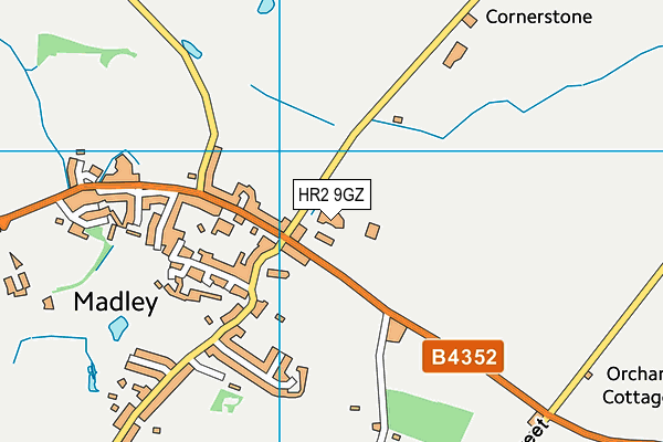 HR2 9GZ map - OS VectorMap District (Ordnance Survey) HR2 9GZ map - OS VectorMap District (Ordnance Survey)