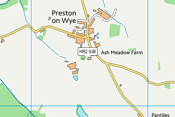 HR2 9JB map - OS VectorMap District (Ordnance Survey) HR2 9JB map - OS VectorMap District (Ordnance Survey)