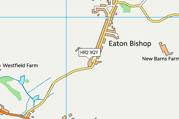 HR2 9QY map - OS VectorMap District (Ordnance Survey) HR2 9QY map - OS VectorMap District (Ordnance Survey)