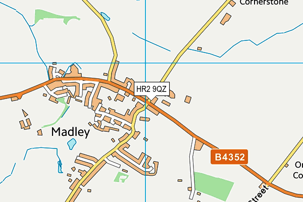 HR2 9QZ map - OS VectorMap District (Ordnance Survey) HR2 9QZ map - OS VectorMap District (Ordnance Survey)