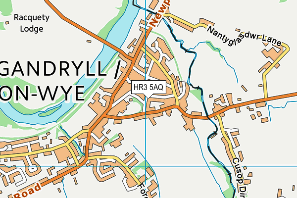 HR3 5AQ map - OS VectorMap District (Ordnance Survey) HR3 5AQ map - OS VectorMap District (Ordnance Survey)