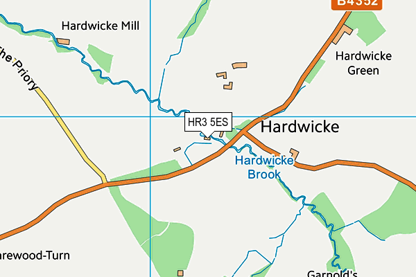HR3 5ES map - OS VectorMap District (Ordnance Survey) HR3 5ES map - OS VectorMap District (Ordnance Survey)