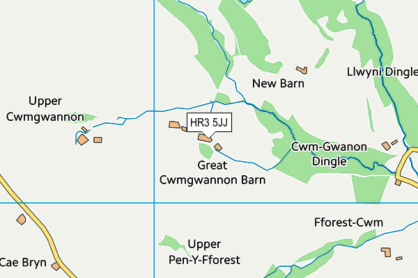 HR3 5JJ map - OS VectorMap District (Ordnance Survey) HR3 5JJ map - OS VectorMap District (Ordnance Survey)