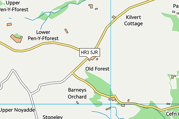 HR3 5JR map - OS VectorMap District (Ordnance Survey) HR3 5JR map - OS VectorMap District (Ordnance Survey)