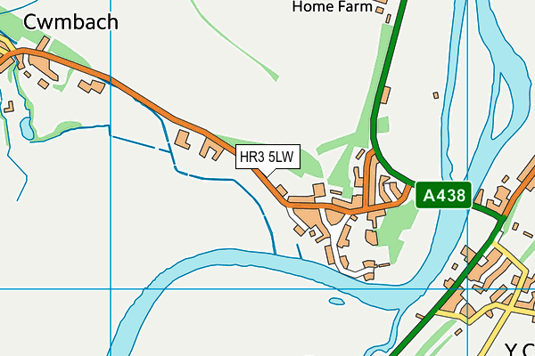 HR3 5LW map - OS VectorMap District (Ordnance Survey) HR3 5LW map - OS VectorMap District (Ordnance Survey)