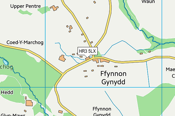 HR3 5LX map - OS VectorMap District (Ordnance Survey) HR3 5LX map - OS VectorMap District (Ordnance Survey)