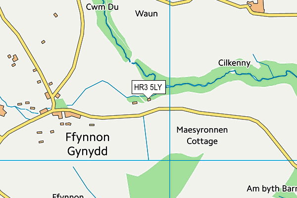 HR3 5LY map - OS VectorMap District (Ordnance Survey) HR3 5LY map - OS VectorMap District (Ordnance Survey)