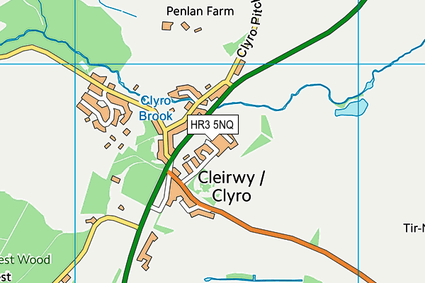 HR3 5NQ map - OS VectorMap District (Ordnance Survey) HR3 5NQ map - OS VectorMap District (Ordnance Survey)