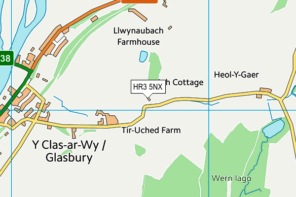 HR3 5NX map - OS VectorMap District (Ordnance Survey) HR3 5NX map - OS VectorMap District (Ordnance Survey)