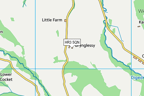 HR3 5QN map - OS VectorMap District (Ordnance Survey) HR3 5QN map - OS VectorMap District (Ordnance Survey)