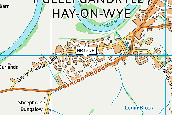 HR3 5QR map - OS VectorMap District (Ordnance Survey) HR3 5QR map - OS VectorMap District (Ordnance Survey)