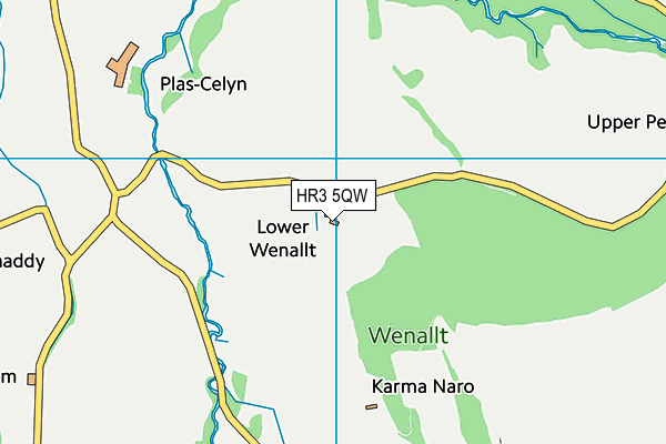 HR3 5QW map - OS VectorMap District (Ordnance Survey) HR3 5QW map - OS VectorMap District (Ordnance Survey)