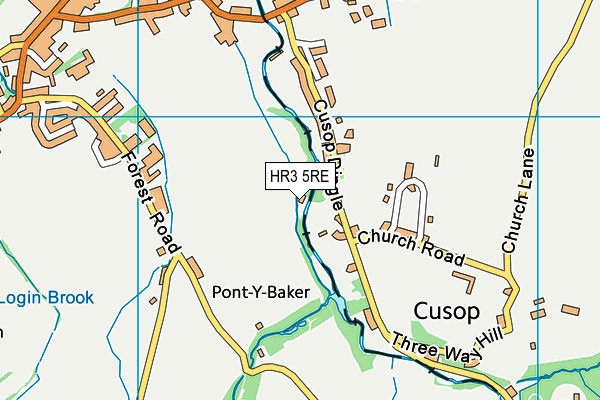 HR3 5RE map - OS VectorMap District (Ordnance Survey) HR3 5RE map - OS VectorMap District (Ordnance Survey)
